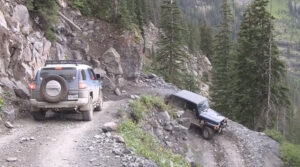 Hairpin turn on Black Bear Pass