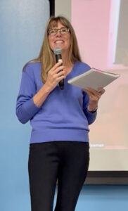 Heidi on stage